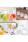 NALACAL 10-Pack 100ml Clear Glass Yogurt and Pudding Jars with PE Lids &ndash; Versatile Storage Containe