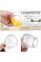 NALACAL 10-Pack 100ml Clear Glass Yogurt and Pudding Jars with PE Lids &ndash; Versatile Storage Containe