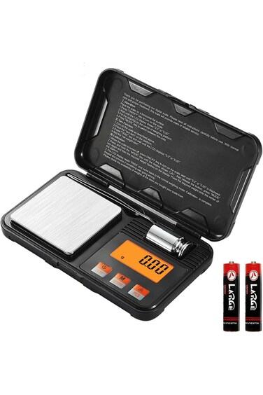 IBAMA Digital Grams Pocket Scale Small Herb Mini Food Scale Jewelry Scale,200g by 0.01g,Backlit LCD