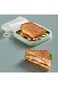 2pcs Silicone Sandwich Container Lunch Boxes Food Storage Containers with Lids, Meal Prep Reusable