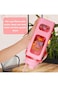 Aputue Water Bottle for Girls, 700ml Portable Cute Kids Water Bottles with Straw, Suitable for Scho