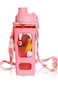 Aputue Water Bottle for Girls, 700ml Portable Cute Kids Water Bottles with Straw, Suitable for Scho