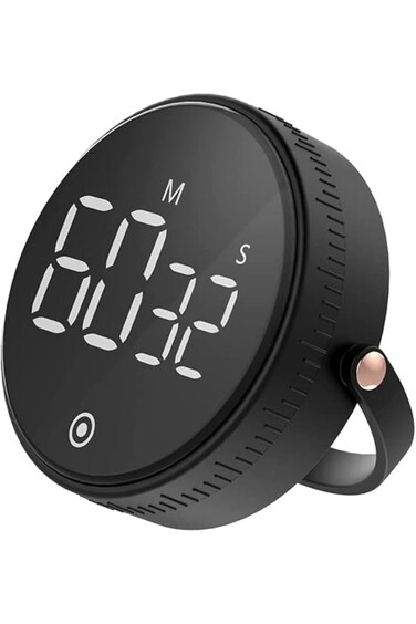 مؤقت مطبخ KASTWAVE للطهي، مؤقت رقمي للعد التنازلي/التصاعدي مع حامل قابل للقراءة ومشرق D