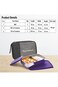 SignoraWare 150ml+850ml Big Compact Stainless Steel Lunch Box with Bag, Food Grade BPA Free Plastic