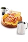 Tazweeq Milk Frothing Pitchers, 600ML Stainless Steel Steaming Pitchers, Steamer Cup Milk Jug, Capp