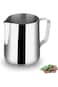 Tazweeq Milk Frothing Pitchers, 600ML Stainless Steel Steaming Pitchers, Steamer Cup Milk Jug, Capp