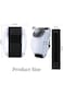 7oz/200ml Sports Wrist Water Bottle,Wearable HandsFree Silicone Portable Water Bottle,White Leakpro