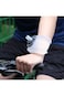 7oz/200ml Sports Wrist Water Bottle,Wearable HandsFree Silicone Portable Water Bottle,White Leakpro