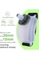 7oz/200ml Sports Wrist Water Bottle,Wearable HandsFree Silicone Portable Water Bottle,White Leakpro