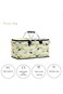 Joyzzz Insulated Picnic Basket, Large-Capacity, Portable &amp; Collapsible, Spotted Print, Aluminum Fra
