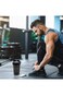 Protein Shaker Bottle, 20oz Shaker Bottles for Pre &amp; Post workout with Twist and Lock Protein Box S