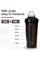Protein Shaker Bottle, 20oz Shaker Bottles for Pre &amp; Post workout with Twist and Lock Protein Box S