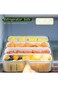 Salad Bar Containers for Fridge with Lid and Handle, Fruit Storage Containers with 4 Removable Cola