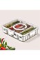 Salad Bar Containers for Fridge with Lid and Handle, Fruit Storage Containers with 4 Removable Cola
