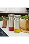 MN 2 Pcs 270ml Olive Oil and Vinegar Dispenser Bottle Set Non Drip with Stainless Steel Outer Body