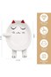 KASTWAVE Ceramic Cat Spoon Rest - Cute Utensil Holder for Kitchen, Stove Top &amp; Counter, Perfect Gif