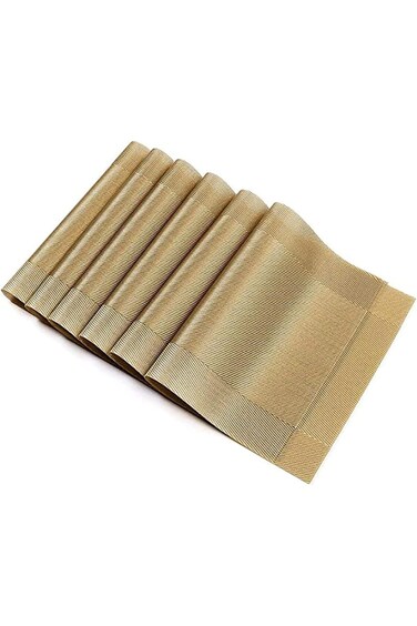 KASTWAVE Placemats for Dining Table Mats Set of 4 Dining Table Place Mats Washable Placemats Non-sl