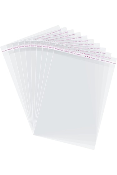 أكياس سيلوفان ذاتية الغلق من مورباك، 6 × 9 بوصات، 200 قطعة، أكياس كوكيز شفافة قابلة لإعادة الإغلاق