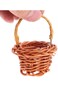 Mini Woven Baskets with Handles, 10 Pcs Dollhouse Basket Mini Woven Basket, Bulk Miniature Baskets
