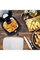 Square Air Fryer Liners - 8.5 Inches, 100 pcs Perforated Unbleached Parchment Paper for Air Fryer,