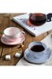 own brand EThome Coffee Cup and Saucer Set,5 oz Fine Porcelain Cappuccino Cups,Ceramic Cup For Espr