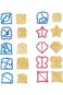 ELECDON Kids Sandwich Cutter Set of 10 - Multi Shapes and Cute Design Sandwich Cutters，Sandwich and