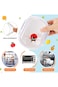 2 Pack 3-Compartment Snack Containers for Kids, Reusable Mini Bento Lunch Box with Dividers, Ideal