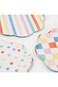 Meri Meri Colourful Pattern Dinner Plates