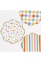 Meri Meri Colourful Pattern Dinner Plates