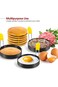 Pack of 4 Egg Rings, Stainless Steel Egg Cooking Mold with Anti-scald Handle for Eggs Frying Breakf