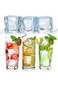 50 Pcs Reusable Plastic Ice Cubes,Clear Acrylic Fake Ice Cubes,Artificial Square Crystal Fake Ice C