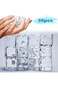 50 Pcs Reusable Plastic Ice Cubes,Clear Acrylic Fake Ice Cubes,Artificial Square Crystal Fake Ice C
