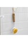3 Pack Bamboo Brush with Long Handle for Dishes,Floor Scrubbers Cleaning Small Bottle Scrub Dishes