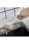 3 Pack Bamboo Brush with Long Handle for Dishes,Floor Scrubbers Cleaning Small Bottle Scrub Dishes