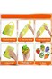 Tazweeq Cute Reusable Grocery Bags, Reusable Bags with Handles, Foldable Fruit Tote, Washable Groce