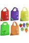 Tazweeq Cute Reusable Grocery Bags, Reusable Bags with Handles, Foldable Fruit Tote, Washable Groce