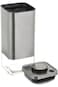 HABBAA Premium Jar for Storage, Stainless Steel &amp; Clear Glass Food Storage Containers with Airtight
