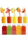 AQSXO 8 OZ Plastic Juice Bottles, Reusable Bulk Beverage Containers, for Juice, Milk and Other Beve