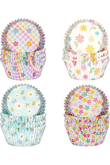 Standard Cupcake Liners, Paper Baking Cups Disposable Cupcake Wrappers for Wedding and Party Baking