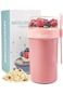 AXIYIBZI Overnight Oats Jars 760ML + 230ML, Overnight Oats Container with Lid and Spoon, Leak-Proof