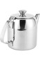 Coffee Pot, Camping Coffee Pot Percolator Coffee Pot With Stainless Steel Material Silver for Hotel