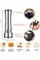 ORiTi Salt &amp; Pepper Grinder Tall, 304 Stainless Steel Sea Salt Black Peppercorn Mill Set Salt and P