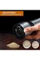 ORiTi Salt &amp; Pepper Grinder Tall, 304 Stainless Steel Sea Salt Black Peppercorn Mill Set Salt and P