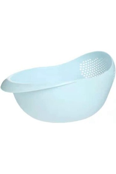 Plexel Colander Food Grade Plastic Rice Beans Peas Washing Filter Strainer Basket Sieve Drainer Cle