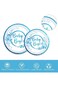 Baby Boy Shower Paper Plates and Napkins Boy Decorations, 68Pcs for 16 Guest with Baby Blue Floral