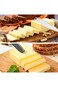 2 Pcs Butter Spreader Knife, Stainless Steel Butter Curler Knife with Serrated Edge and Holes, Butt