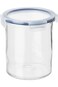 Glass Storage Jar with Plastic Lid, 1.7 Litres
