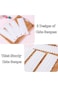 Tazweeq 4 Pcs Cake Scraper, DIY Tool, Decorating Plastic Sawtooth Comb, Mousse Butter Cream Cake Ed