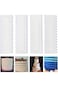 Tazweeq 4 Pcs Cake Scraper, DIY Tool, Decorating Plastic Sawtooth Comb, Mousse Butter Cream Cake Ed