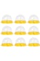 Khazna Mini Cake Box, 50 Packs Clear Plastic Cookies Muffins Dome Box Mooncake Box with with Clear